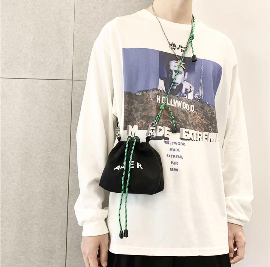 ADER ERROR アダーエラー ミニバッグ ショルダーバッグ 斜めがけ 黒 - メルカリ