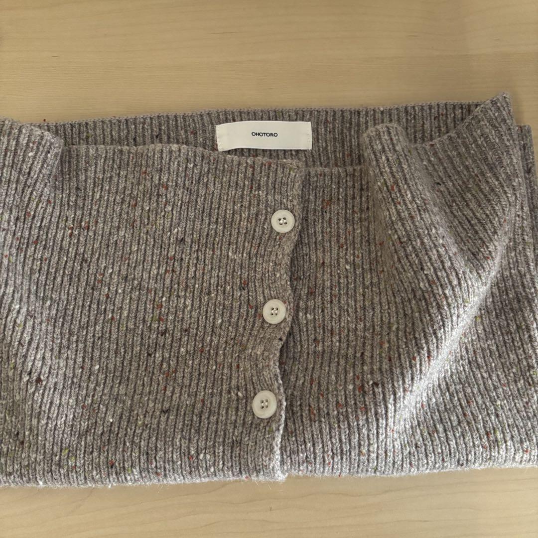 新規購入 tube mixed OHOTORO knit トップス オオトロ mocha トップス