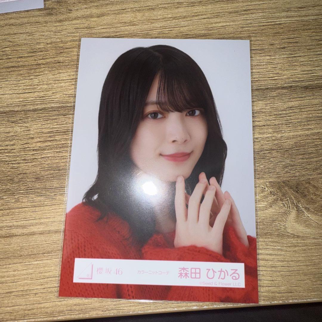 櫻坂46 生写真 森田ひかる カラーニット ヨリ - メルカリ