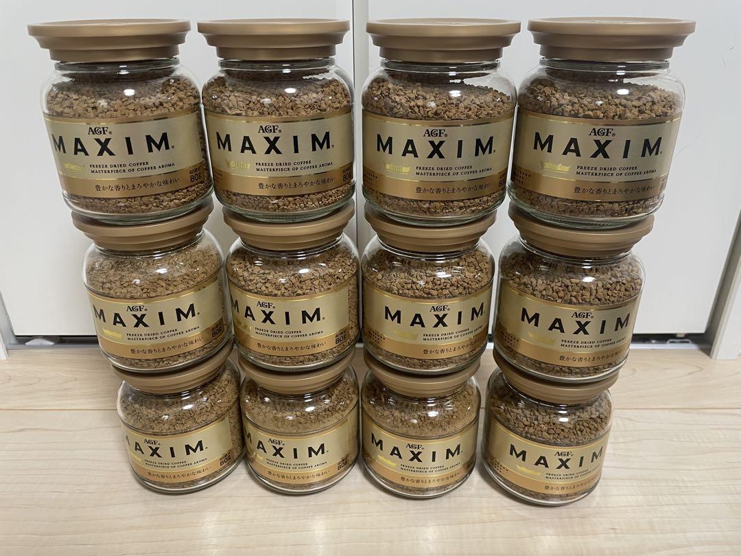 MAXIM インスタントコーヒー 80g×12個セット
