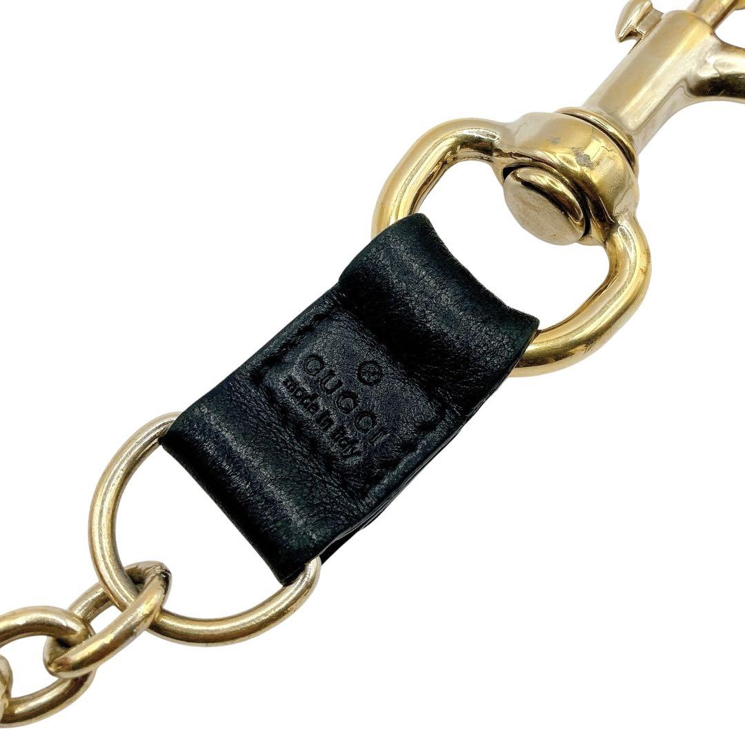 Gucci ウォレットチェーン ゴールド GUCCI✨グッチ ウォレットチェーン インターロッキング ゴールド