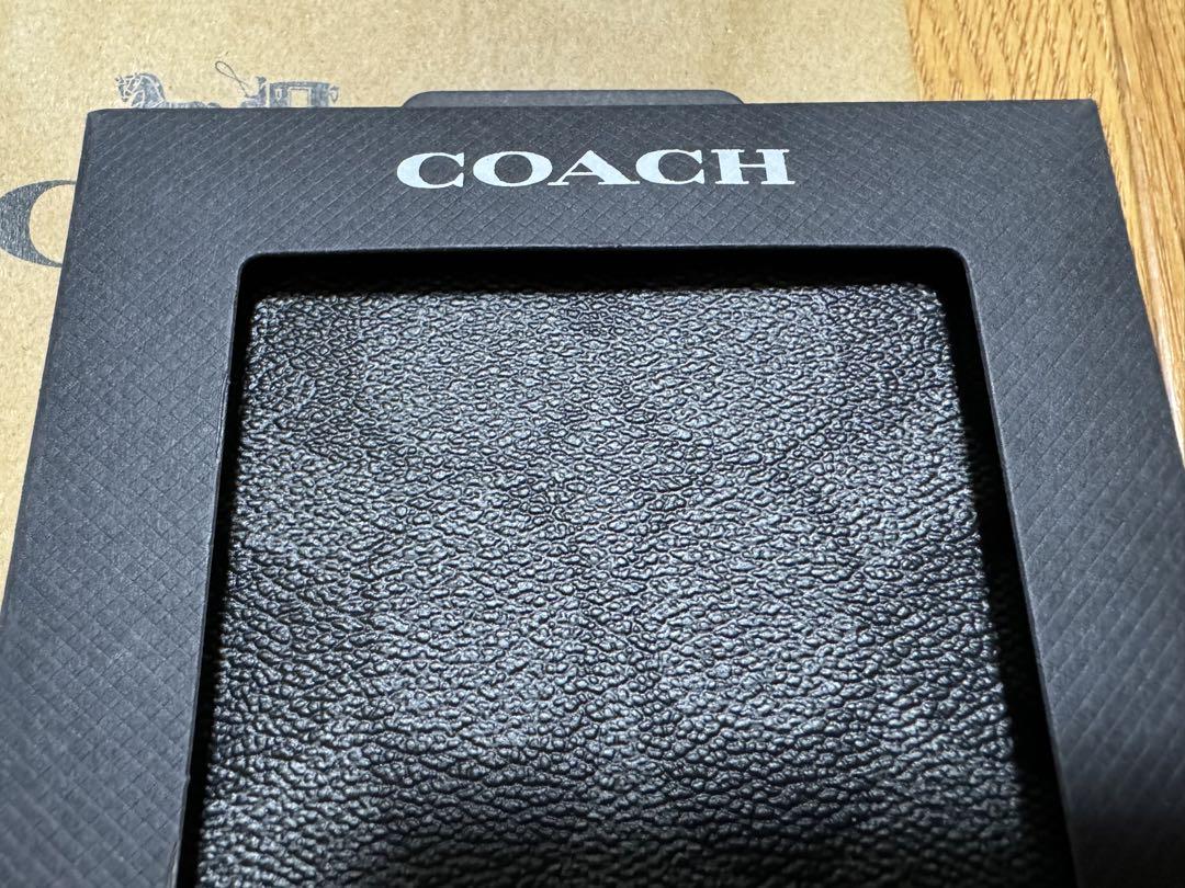 COACH iPhone 15 ケース シグネチャー ブラック コーチ