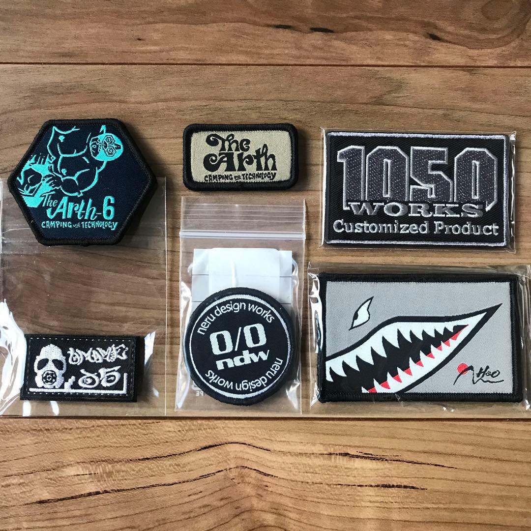 ガレージブランド　ベルクロ　ワッペン　H&O   ざあーす　ネルデザイン‼️