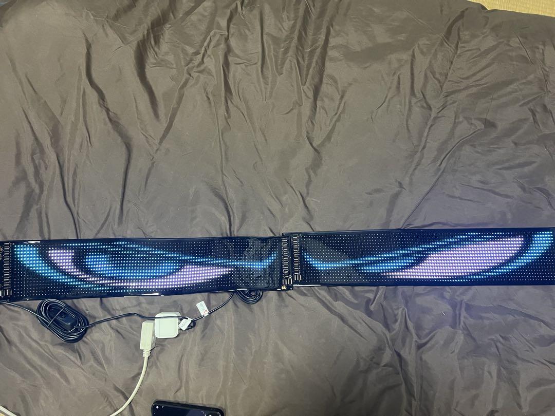1セットのみ デビル　アイ　LED 悪魔の眼　12センチ×60センチ　2枚セット