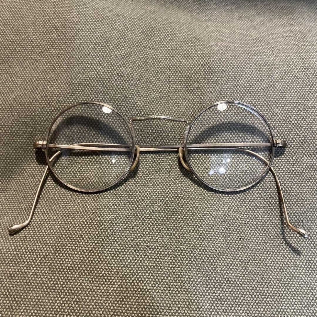 1930s ヴィンテージ American Optical ソリッドテンプル眼鏡