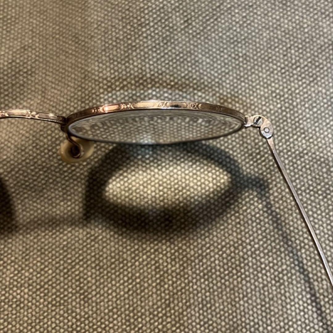 1930s ヴィンテージ American Optical ソリッドテンプル眼鏡
