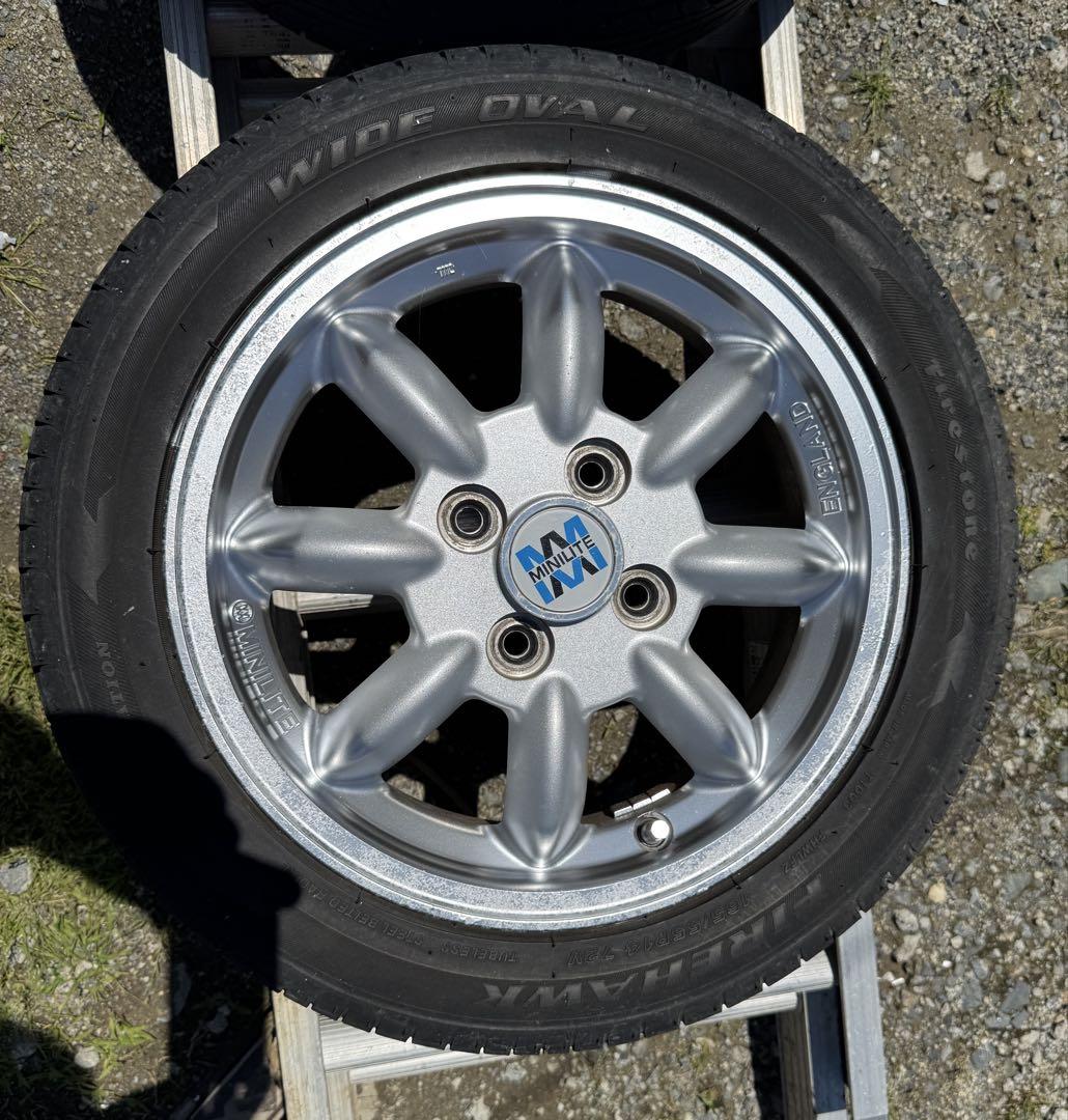 【送料込】MINILITE 14インチ4.5J +45 4本セット