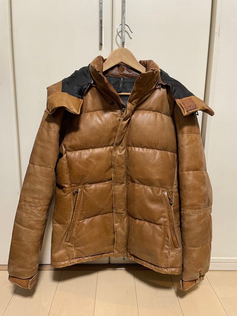 glamb レザーダウンジャケット