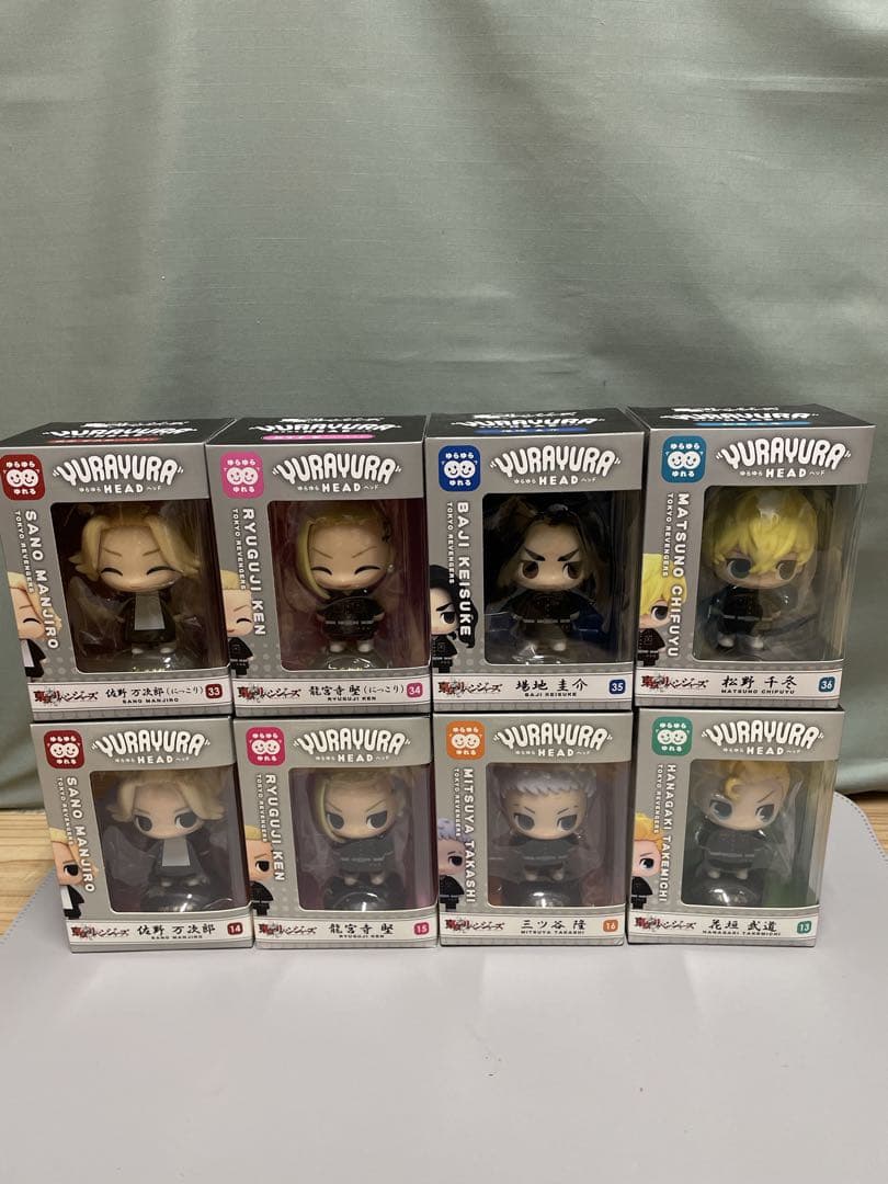 豪華 東京リベンジャーズ ゆらゆらヘッドフィギュア8点 hirota.com.br