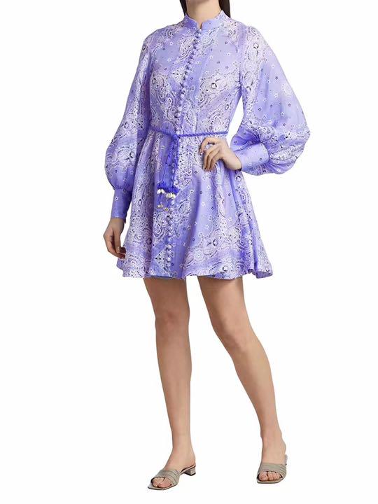 32 割引ホワイト系 Free Sizeー品販売 Zimmermann正規22春新作ジンマーマンラベンダーワンピース ひざ丈ワンピース ワンピースホワイト系free Size Www Rogerlauzon Net