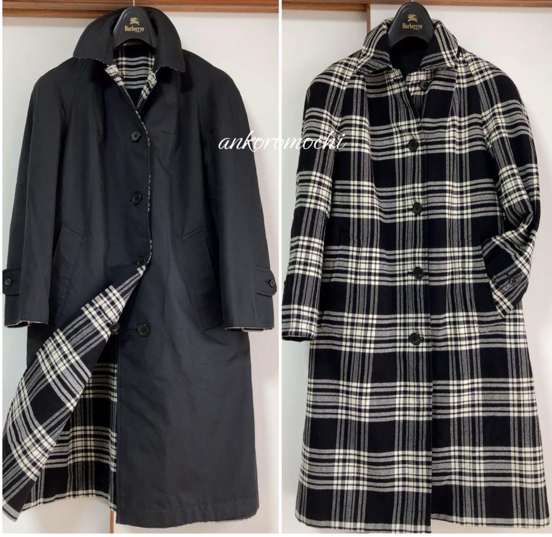 高級【美品★リバーシブルコート】BURBERRY、バーバリー、人気、希少、春
