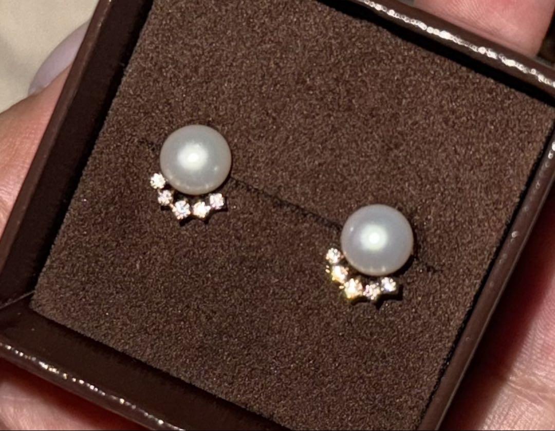 agete ピアス　パールピアス