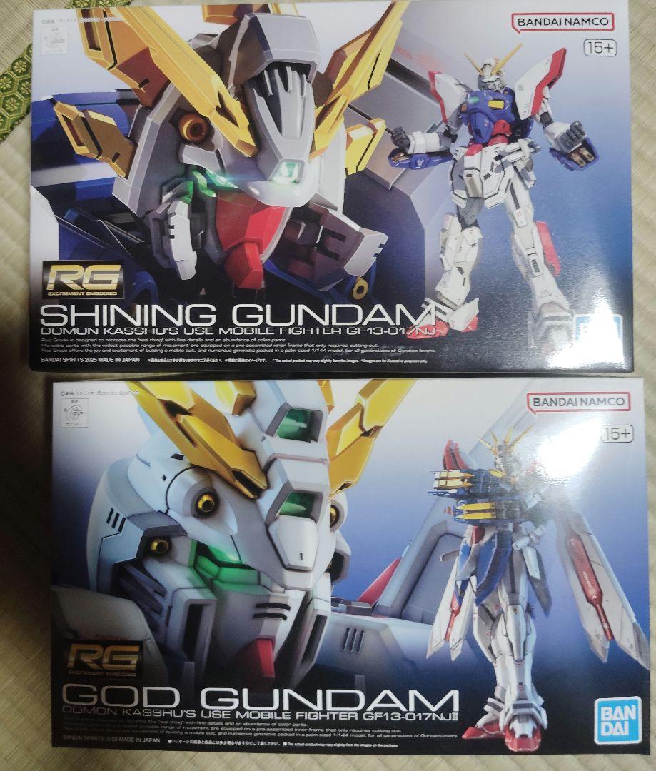 激安店舗 RG シャイニング ガンダム & ゴッド ガンダム セット - メルカリ ロボット