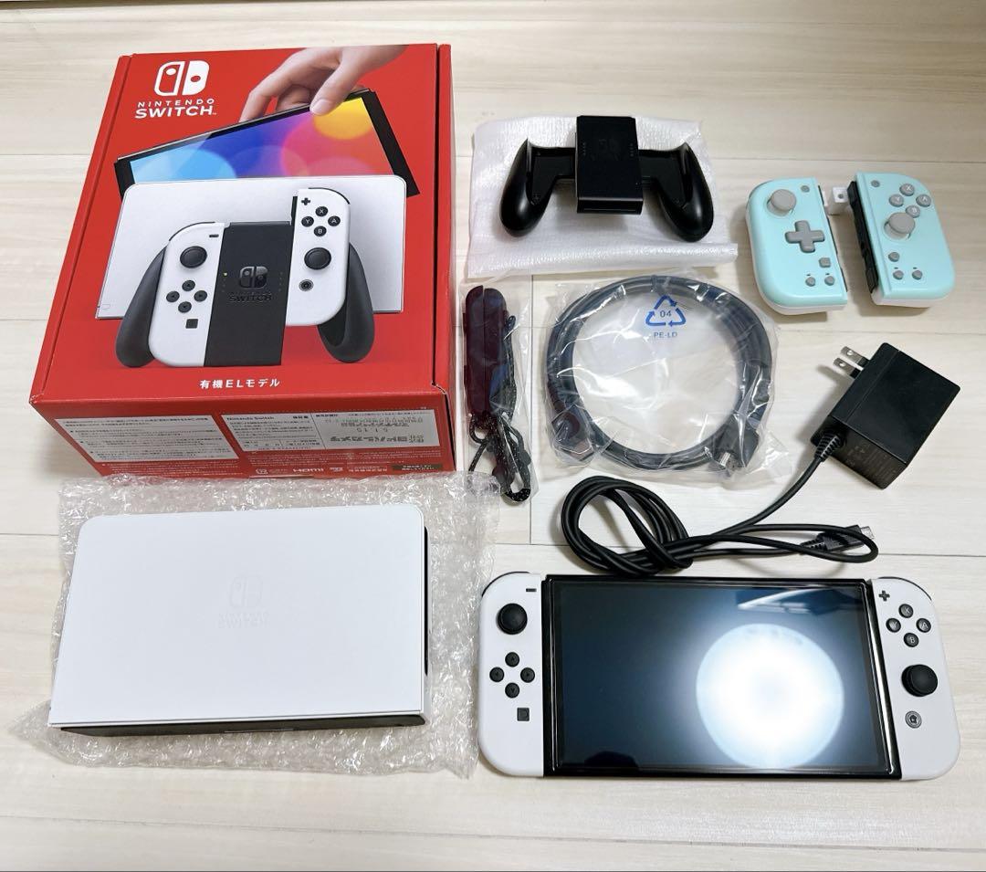 完品 Nintendo Switch有機ELモデル ガラスフィルム