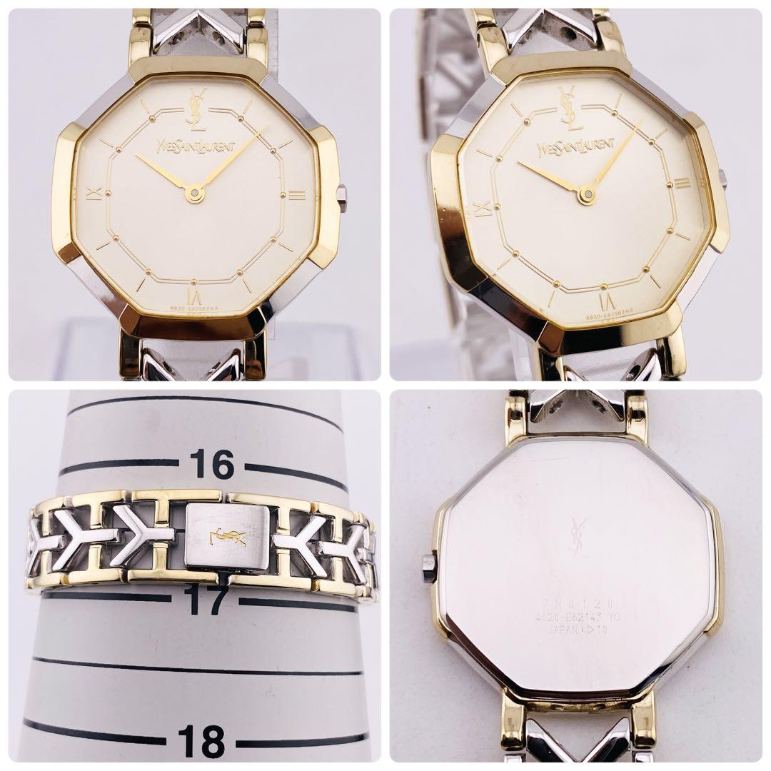 【新品電池】1896 YSL 腕時計　レディース　4620-e62143 QZ