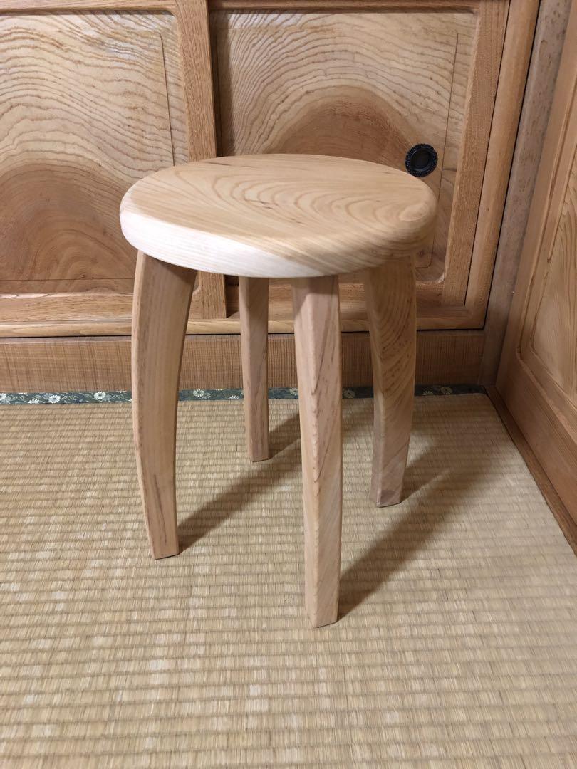 1237 建具屋一筋58年のおじいちゃんの手作りスツール、イス