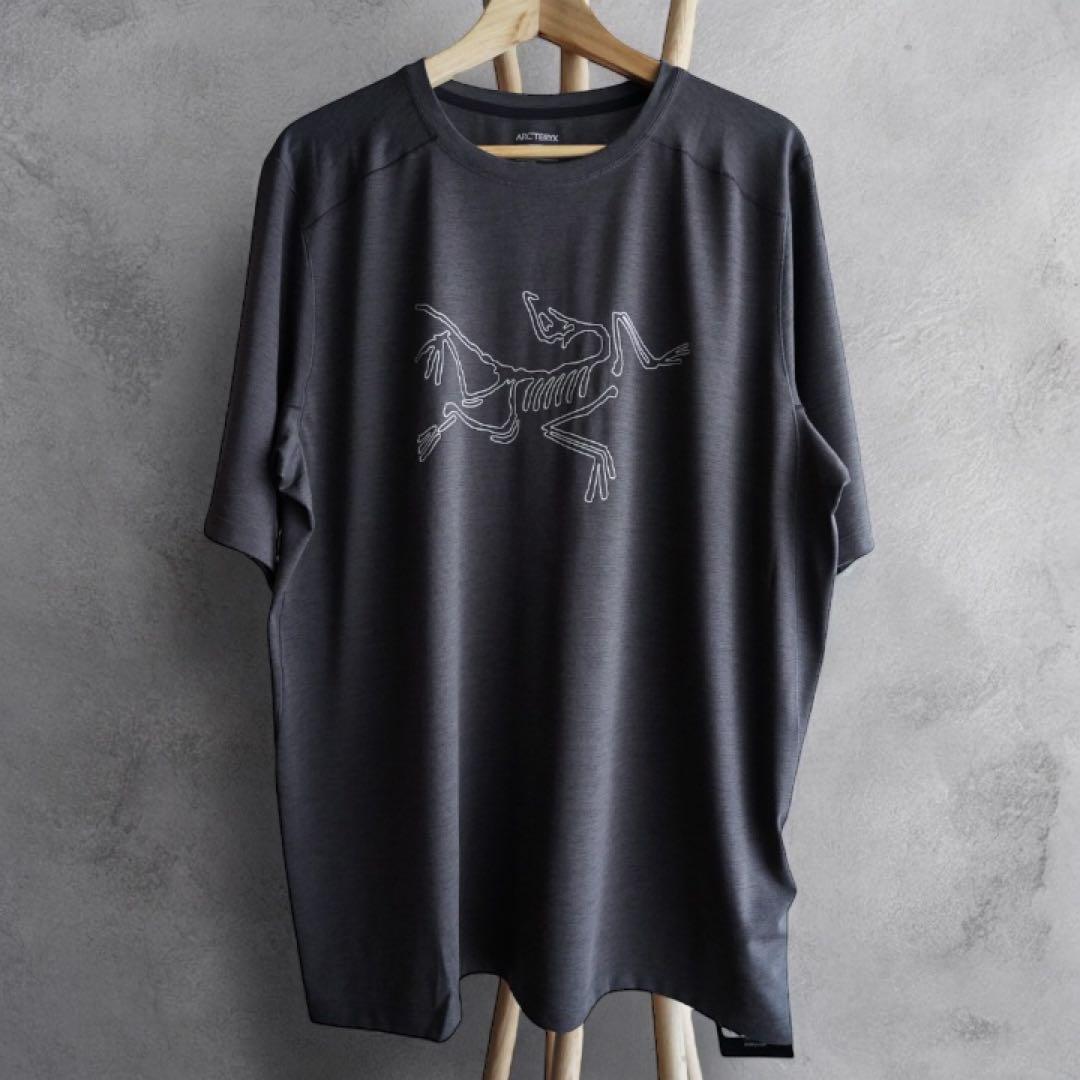 【新品】ARC'TERYX Cormac Logo SS ブラックヘザー L