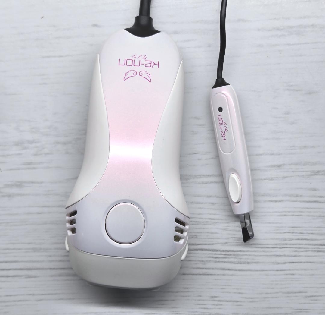 ケノン　Ver6.0 パールホワイト　眉毛脱毛機付き　脱毛機 使用僅少】脱毛器 ケノン Ver6.0 眉毛脱毛器付 パールホワイト