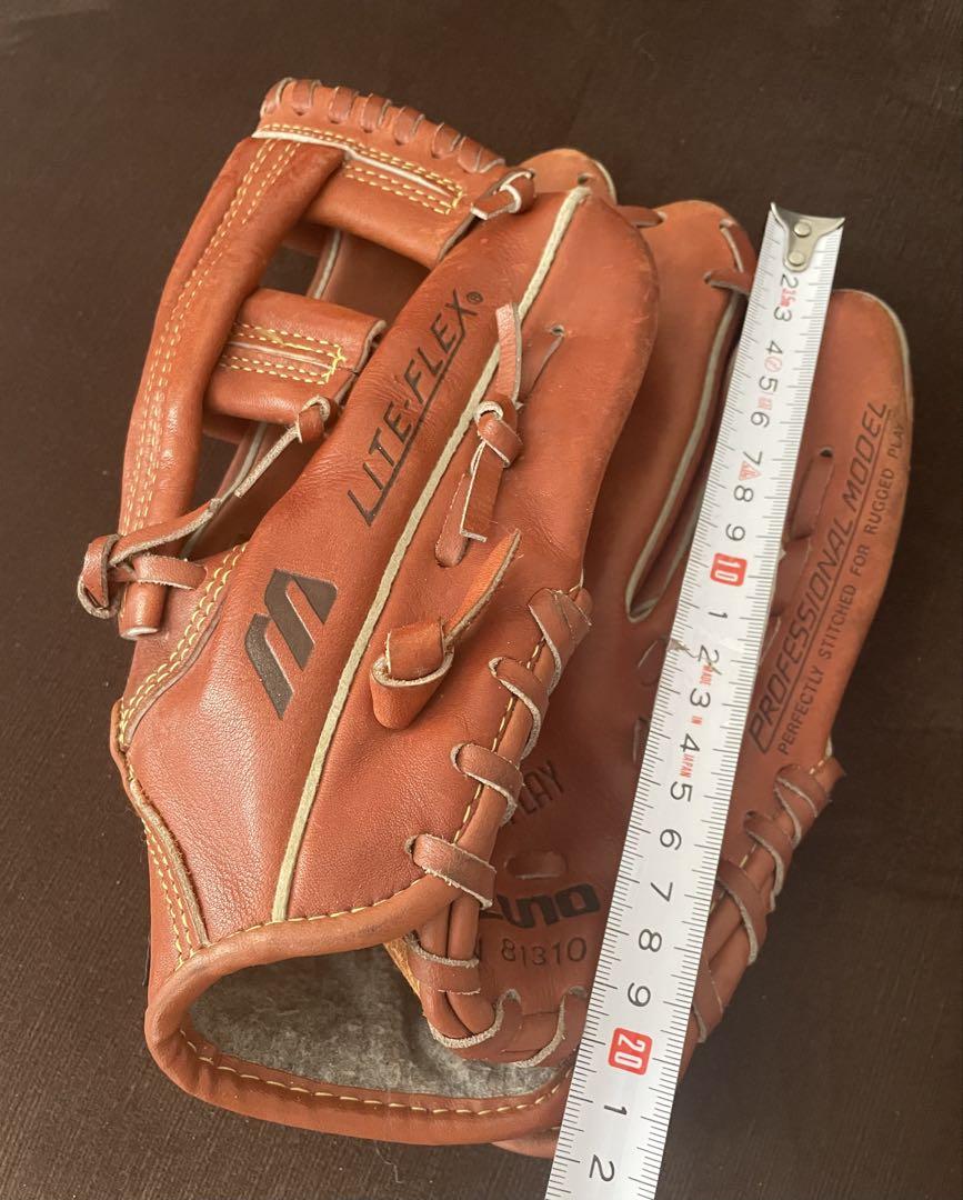 丈夫❗️Mizuno 旧ロゴ　LITE FLEX 硬式グローブ　ジュニア用 2025年最新】ミズノ グローブ lite flexの人気アイテム - メルカリ