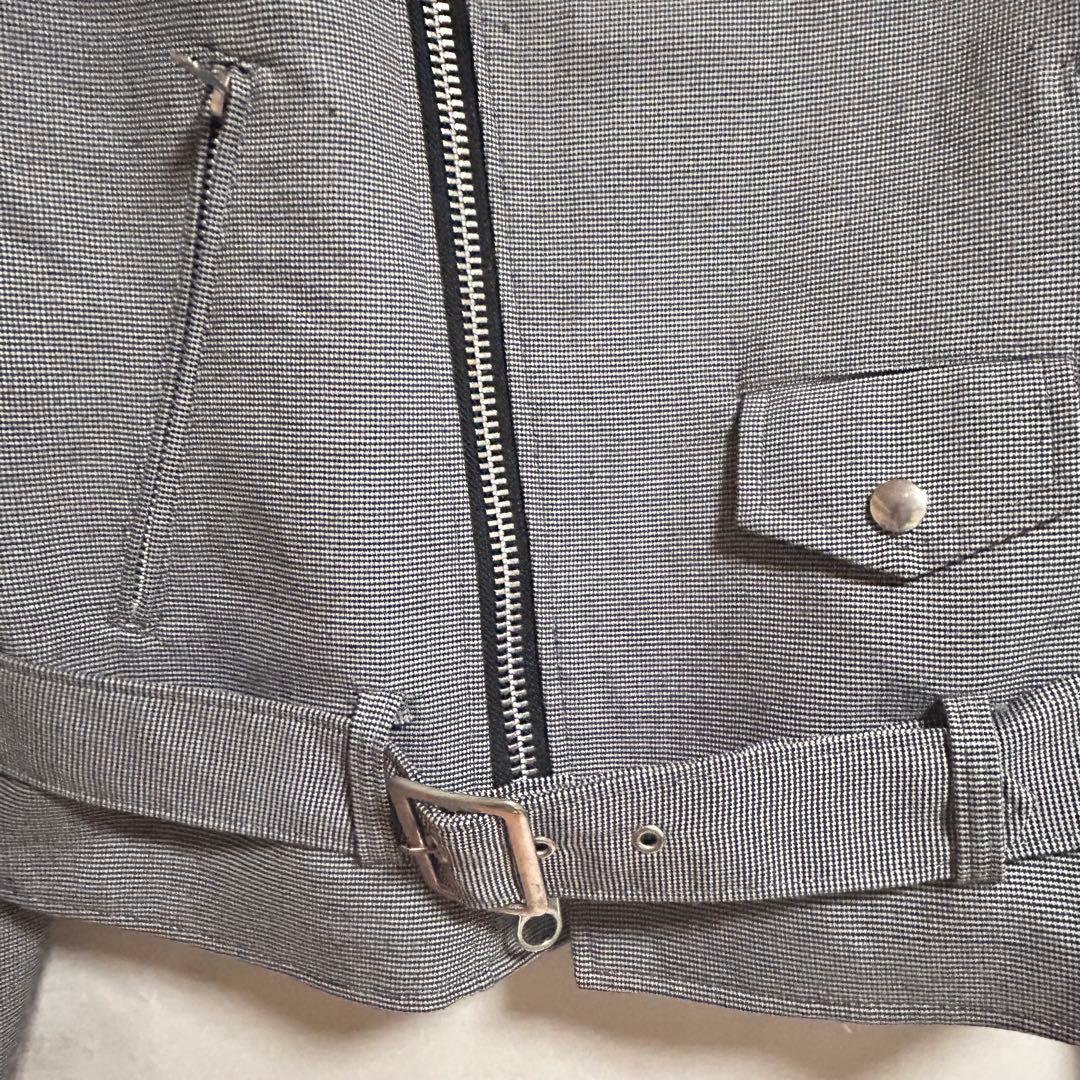 ★美品★world exe ワールドエグゼ ジャケット アウター 50 グレー