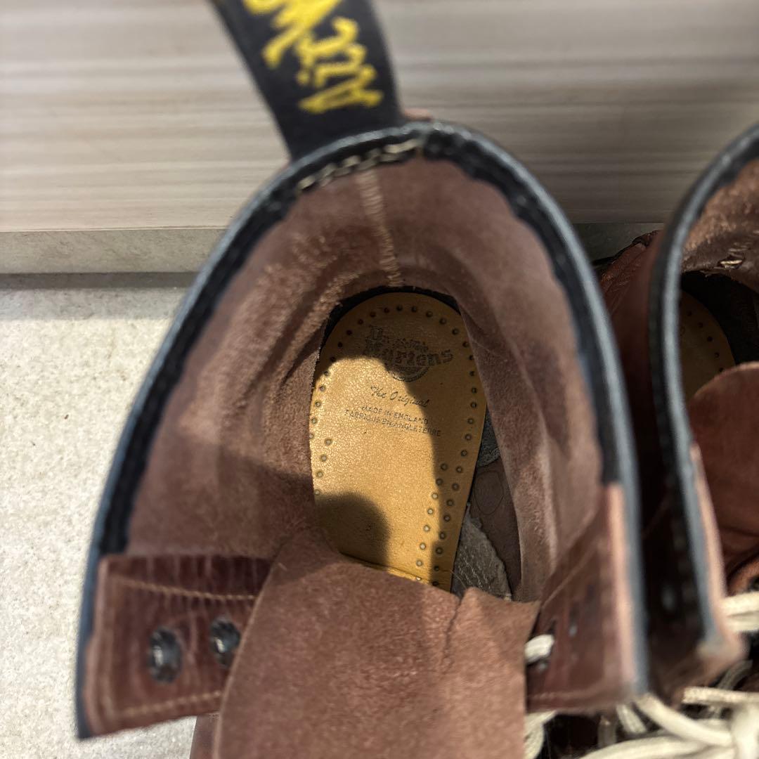 ドクターマーチン 8ホール ブーツ　ブラウン　イングランド　英国製