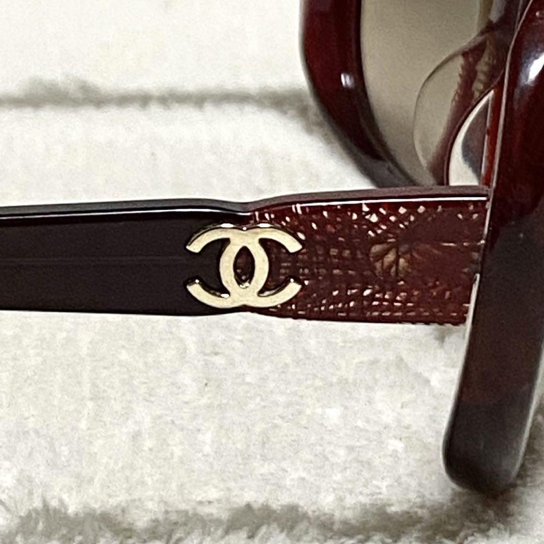 CHANELシャネル サングラス レディース ココマーク レッド グラデーション