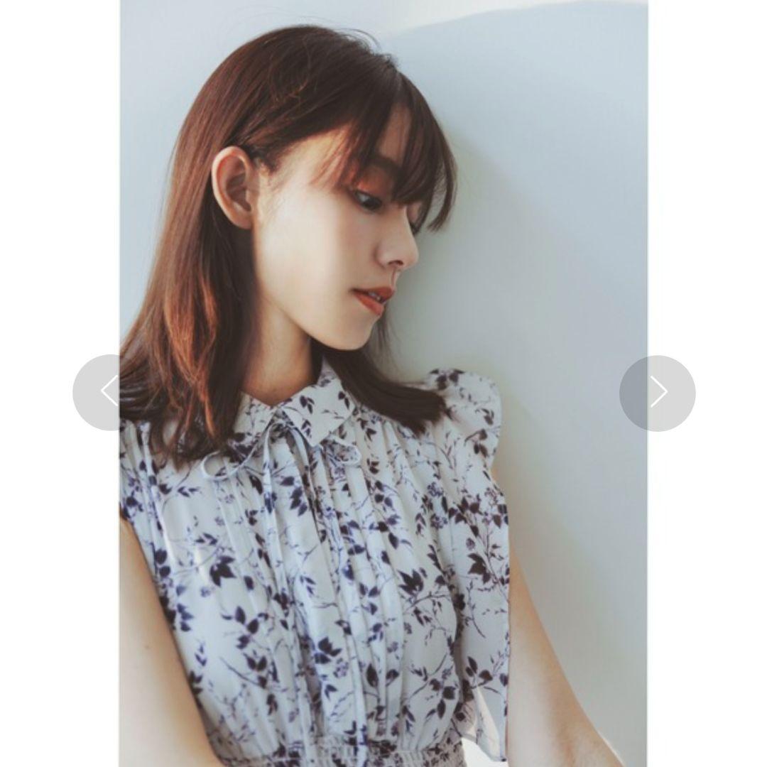 SNIDEL♡Sustainable フリル プリーツ ワンピース 画像3