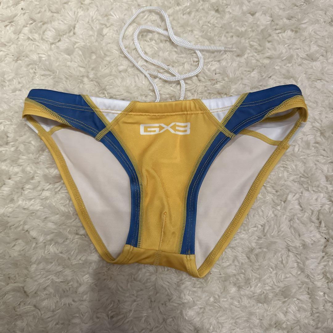 GX3 競泳用水着 イエロー/ブルー - メルカリ