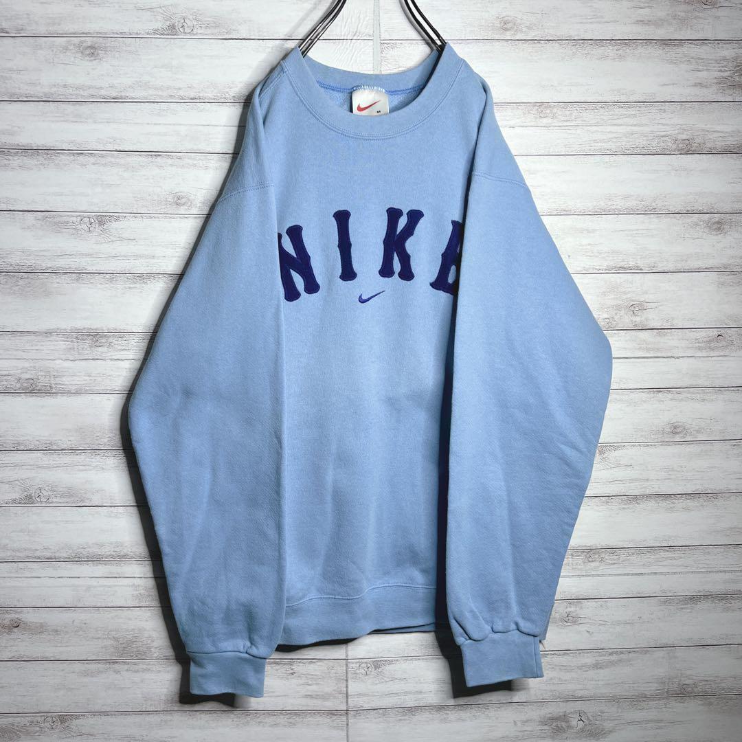 【USA製!!】ナイキ ✈︎刺繍 アーチロゴ ゆるだぼ 白タグ 裏起毛 肉厚 【USA製!!】ナイキ ✈︎刺繍 アーチロゴ ゆるだぼ 白タグ 裏起毛 肉厚