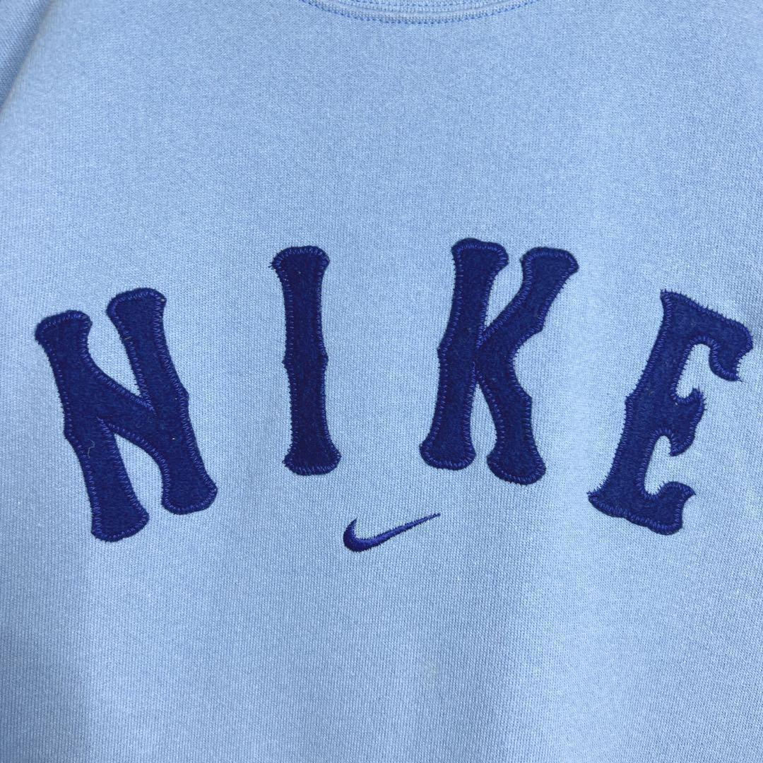 【USA製!!】ナイキ ✈︎刺繍 アーチロゴ ゆるだぼ 白タグ 裏起毛 肉厚 【USA製!!】ナイキ ✈︎刺繍 アーチロゴ ゆるだぼ 白タグ 裏起毛 肉厚