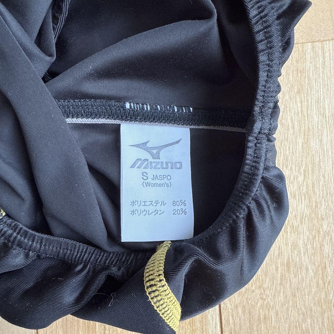 Mizuno ミズノ　競泳用用水着 ブラック×ゴールド　Sサイズ