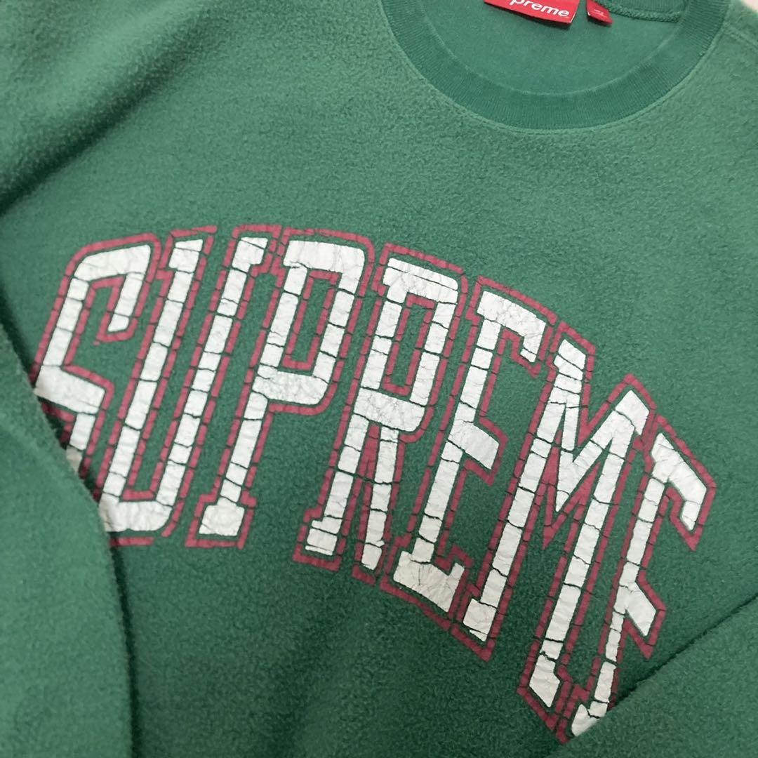 SUPREME 23AW Inside Out Crewneck スウェット 緑