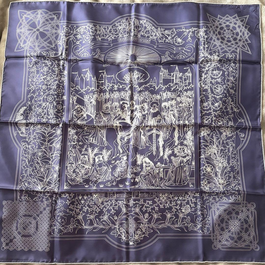 ✨保管品・箱付き✨HERMES Cavalcade de Mai カレ90