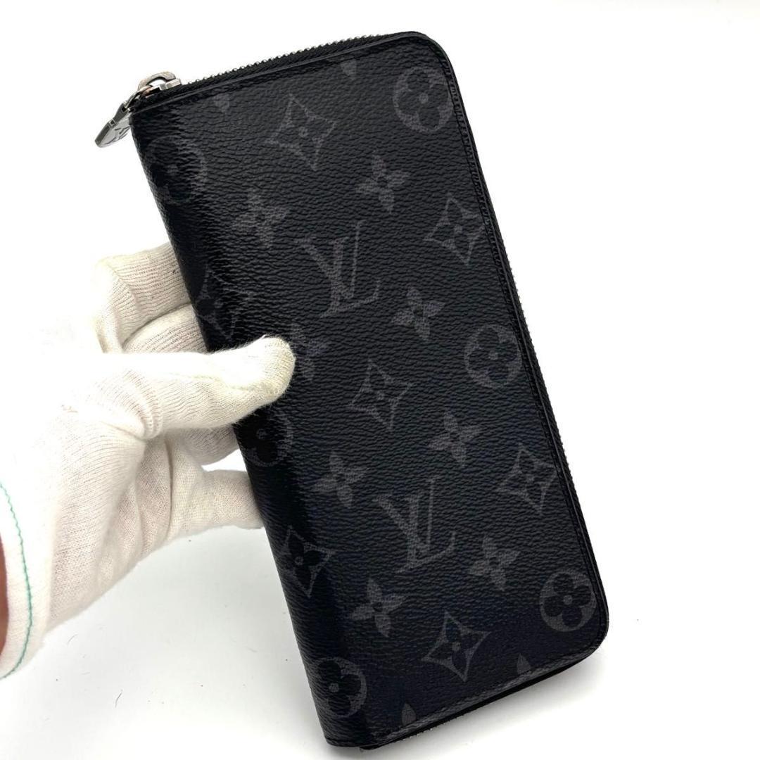 ルイヴィトン モノグラム エクリプス ジッピーウォレット ヴェルティカル 長財布