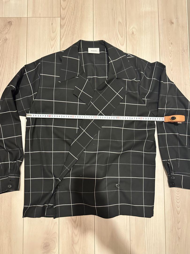 Iroquois チェック柄 セットアップ 黒