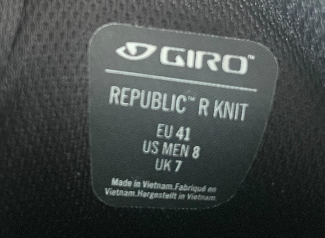 GIRO REPUBLIC R KNIT（ジロ リパブリック）