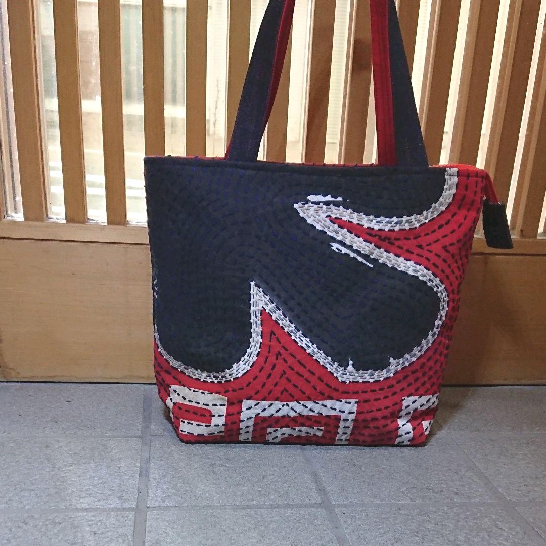 古布 刺し子 手作り バッグ メルカリ