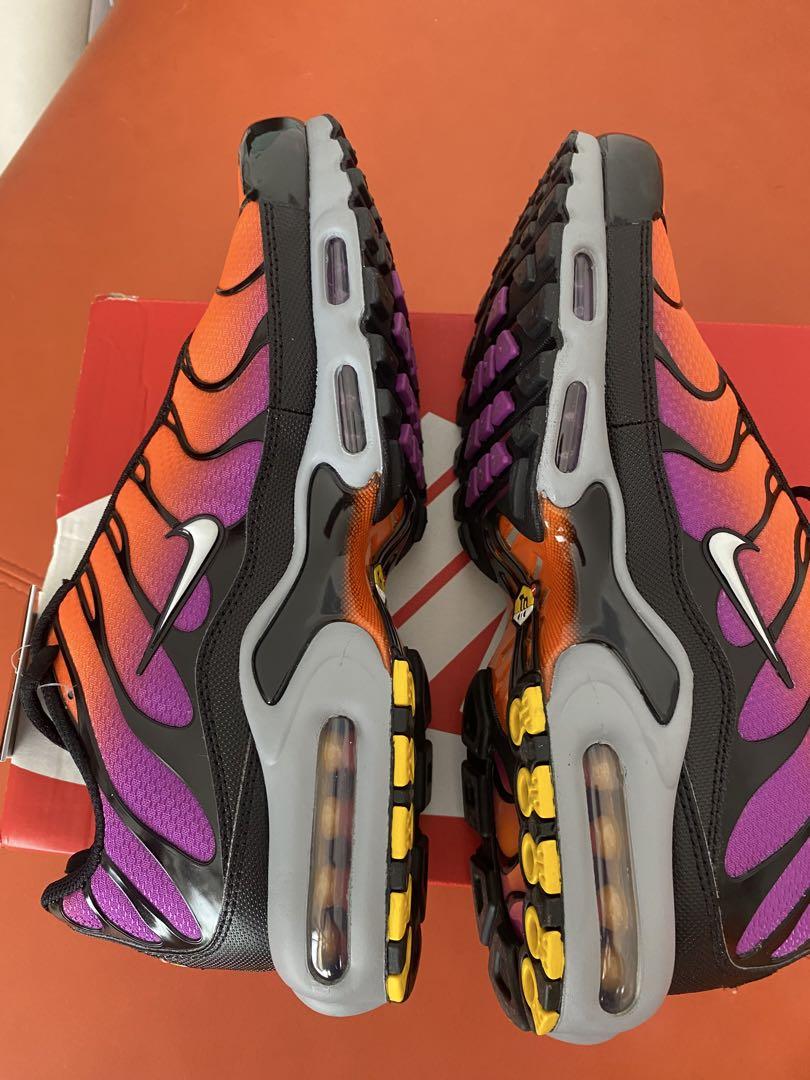 Nike Air Max Plus オレンジ/ブラック/パープル - メルカリ