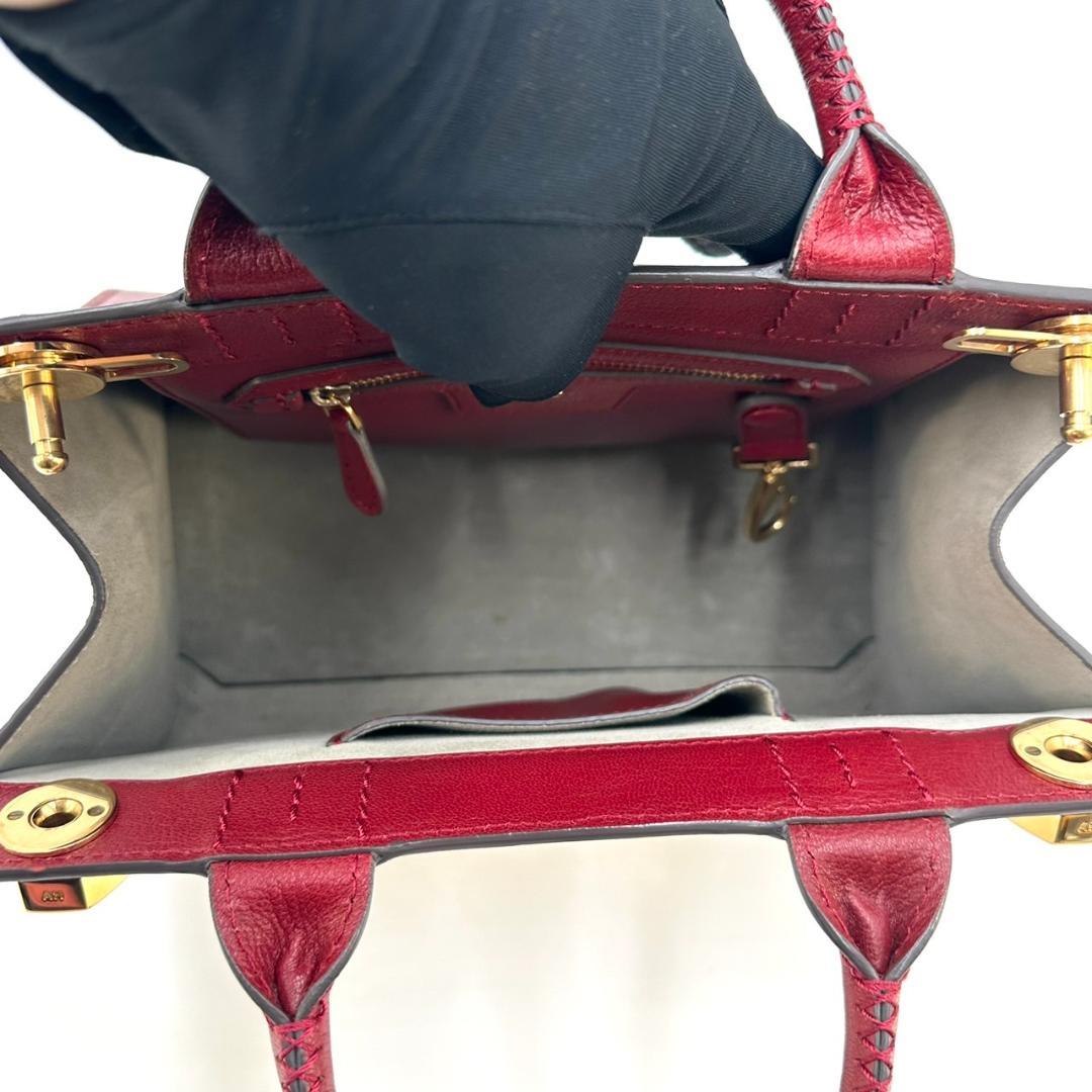 アニヤハインドマーチ エプソンミニ 2way ハンドバッグ ショルダーバッグ