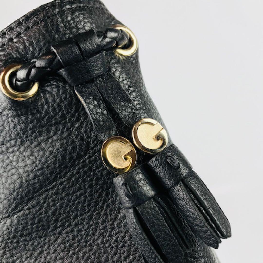美品★GUCCI・グッチ シボレザー メタルGGタッセル付 ロングブーツ(37)
