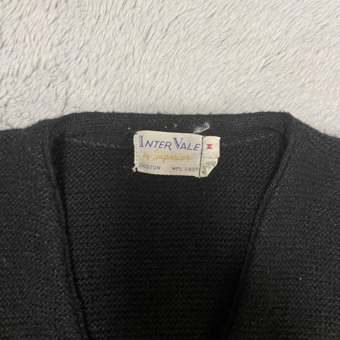 00s INTERVALE vintage カーディガン ブラック 画像3