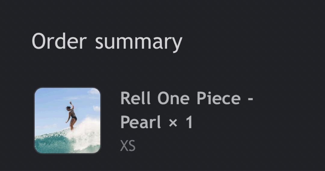 水着・ラッシュガード Seea Rell One Piece Pearl XS