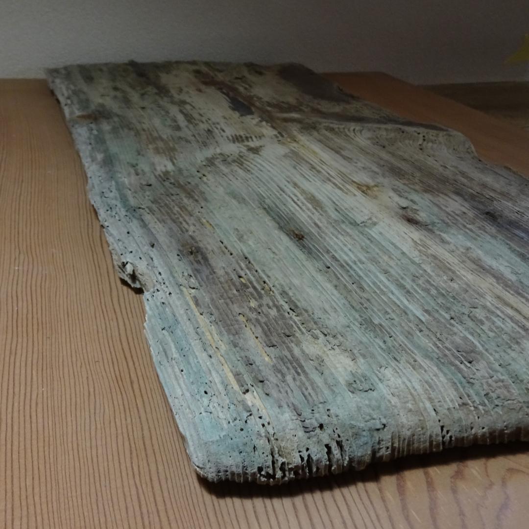 古材　敷板　約54×24cm　花器　盆栽台などに。。。枯れた板