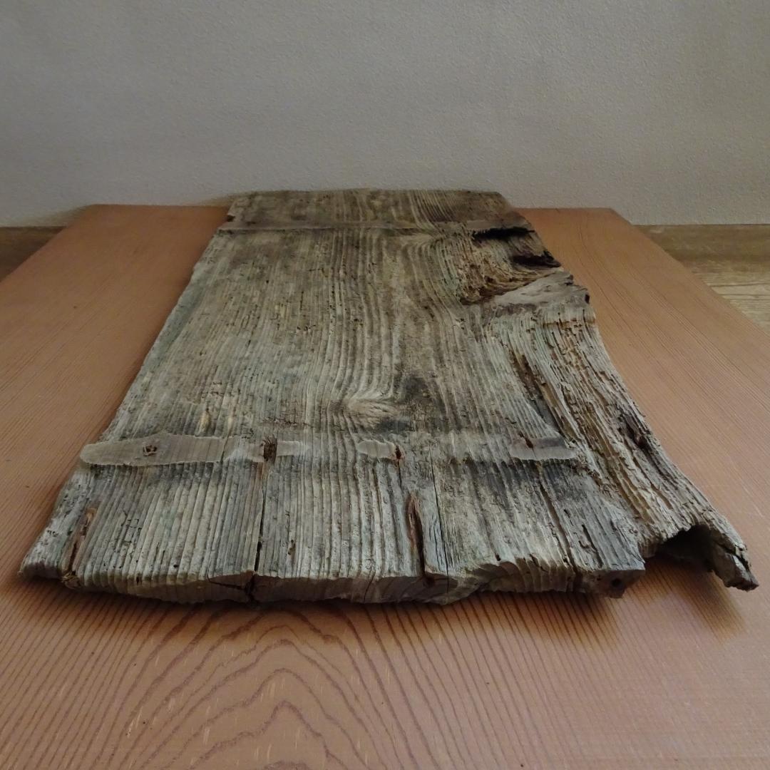 古材　敷板　約54×24cm　花器　盆栽台などに。。。枯れた板
