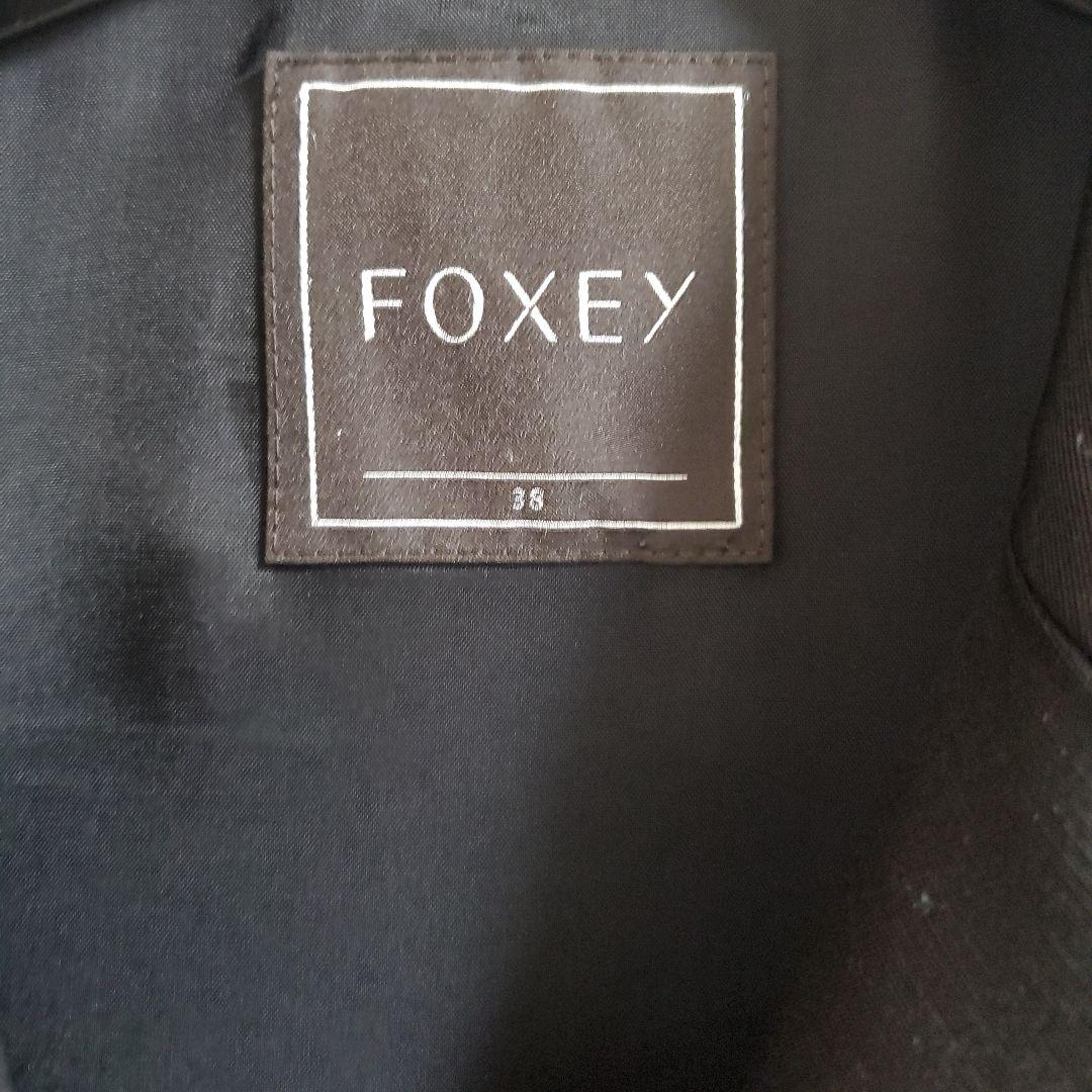 さく❗美品　FOXEY BOUTIQUE　フォクシー　コート38　黒