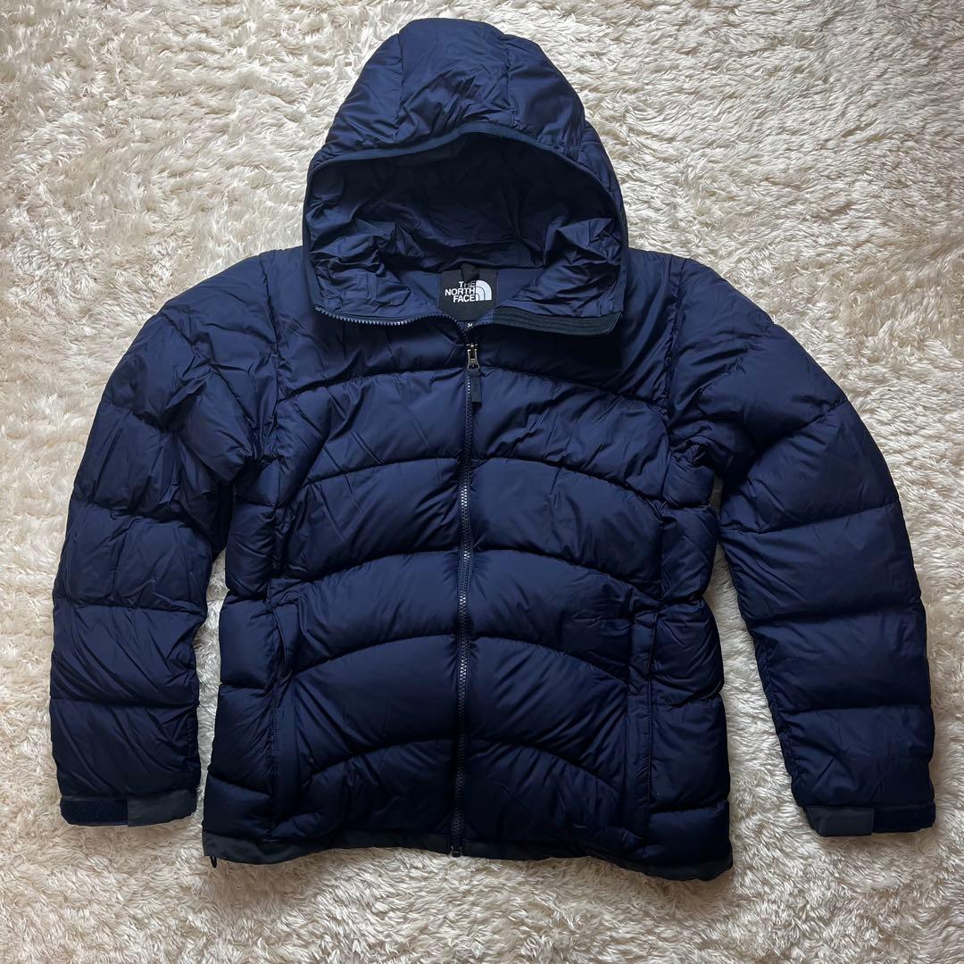 THE NORTH FACE ダウンジャケット アコンカグアフーディ ネイビーM THE NORTH FACE