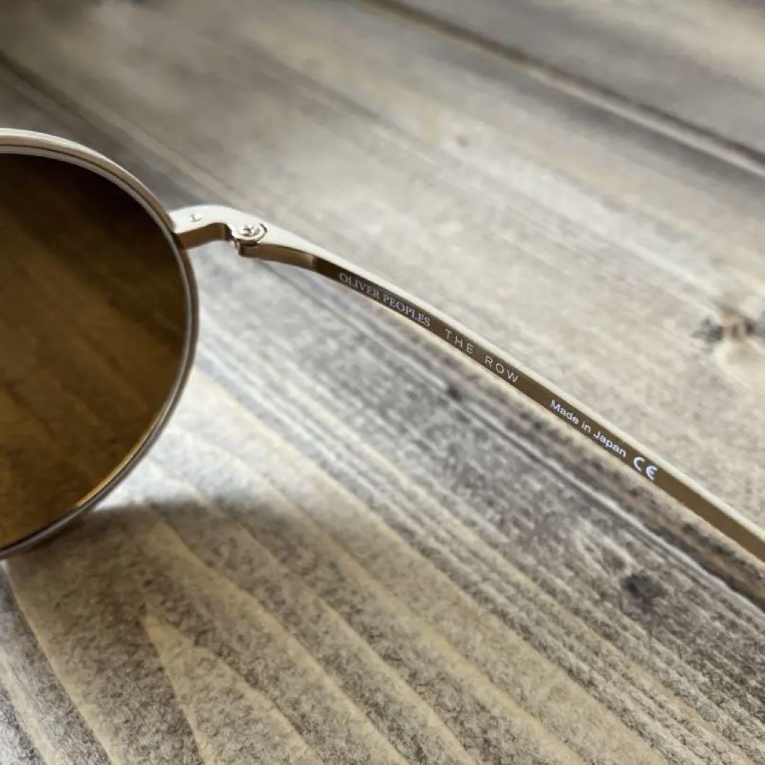 【新品未使用】THE ROW×OLIVER PEOPLES サングラス ゴールド