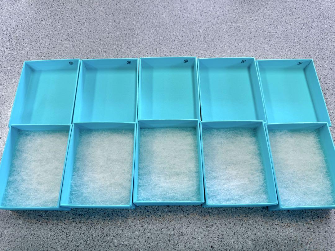 国内現行品　Tiffanyティファニー　空箱　ギフト箱　5つ