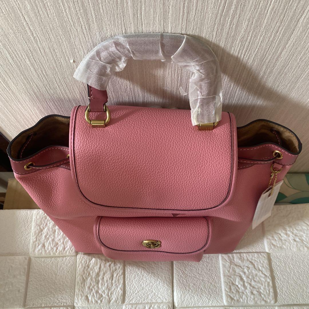 みぃ 新品未使用 COACH リュック　バックパック　ピンク　CH588