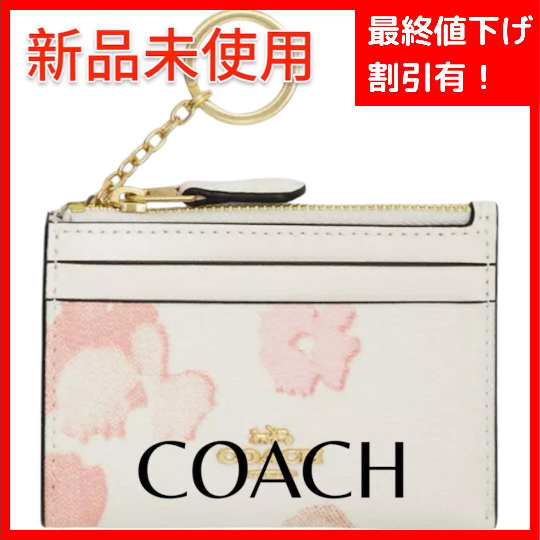 ⭐️新品未使用⭐️ COACH コーチ パスケース チョークマルチ
